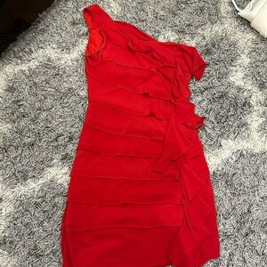 Red dress